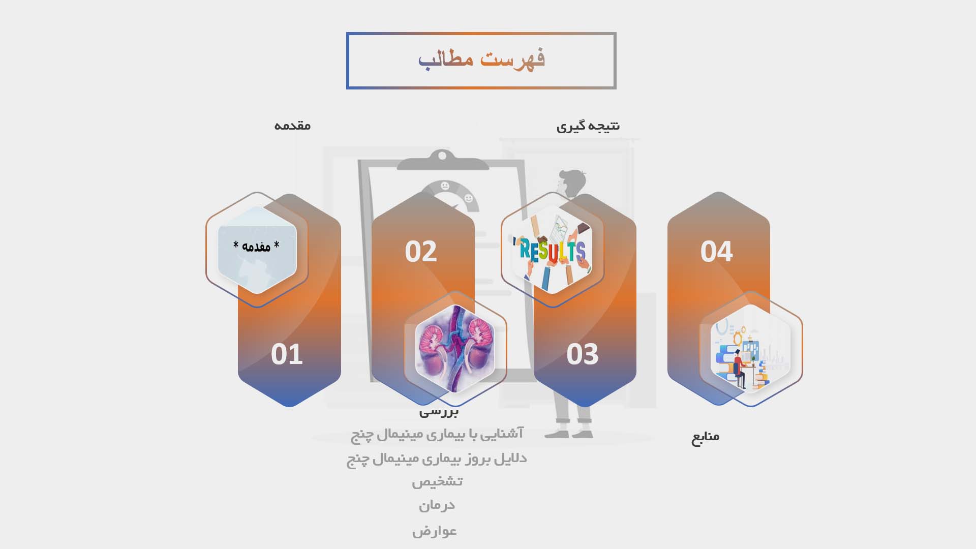 پاورپوینت در مورد بیماری مینیمال چنج